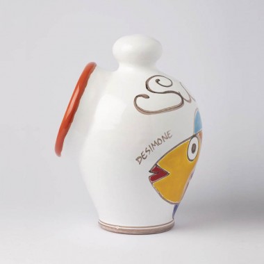 Porta Sale Folk PS5FK Ceramiche De Simone Porta Sale Folk PS5FK Ceramiche De Simone